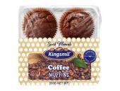 KINGSMIL SWEET MOMENTS COFFEE MUFFINS (EGGLESS) 4'S 200G - Bulkbox Wholesale