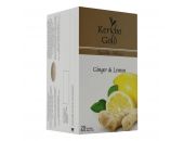 KERICHO GOLD SPECIALITY INFUSIONS GINGER & LEMON ENVELOPE TEA BAGS 20'S - Bulkbox Wholesale