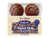 KINGSMIL SWEET MOMENTS CHOC CHIP MUFFINS (EGGLESS) 4'S 200G - Bulkbox Wholesale