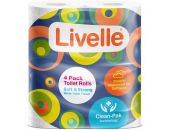 LIVELLE TOILET TISSUE 4S - Bulkbox Wholesale