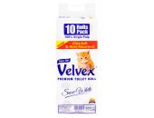 VELVEX 2PLY TOILET TISSUE UNWRAPPED 10S' - Bulkbox Wholesale