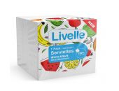 LIVELLE SERVIETTES 100 SHEETS - Bulkbox Wholesale