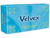 VELVEX FACIAL TISSUE EMBOSSED BLUE STANDARD 80 SHEETS - Hypa Africa