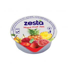 ZESTA MIXED FRUIT JAM TUB 100X20G - Bulkbox Wholesale