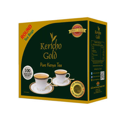 KERICHO GOLD ROUND TEA BAG 100'S - Hypa Africa