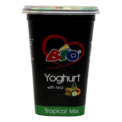 BIO YOGHURT TROPICAL MIX 450ML - Bulkbox Wholesale