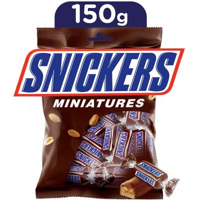 SNICKERS CHOCOLATE MINIATURES BAG 150G - Hypa Africa