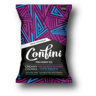 CONFINI LIQUORICE BLACKCURRANT & TUTTIFRUTTI CHUNKS 75G - Hypa Africa