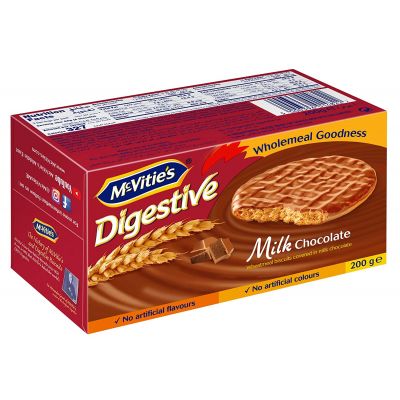 MCVITIES DIGESTIVE BISCUIT MILK CHOCOLATE 200G - Hypa Africa