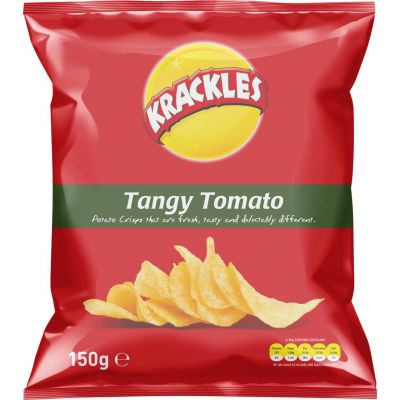 KRACKLES POTATO CRISPS TANGY TOMATO 125G - Hypa Africa