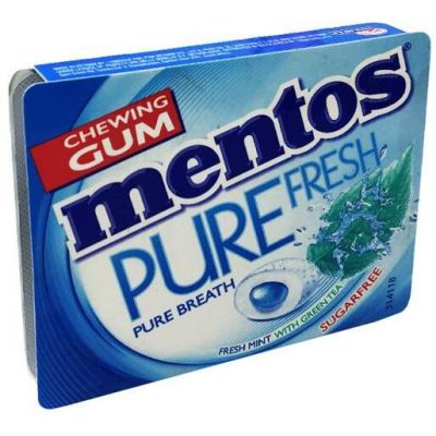 MENTOS GUM PURE FRESH MINT 18X14G - Hypa Africa