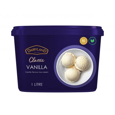DAIRYLAND CLASSIC VANILLA ICE CREAM 1L - Hypa Africa