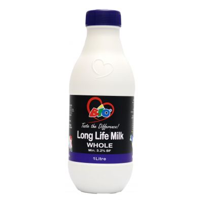 BIO WHOLE LONG LIFE MILK 1L - Hypa Africa