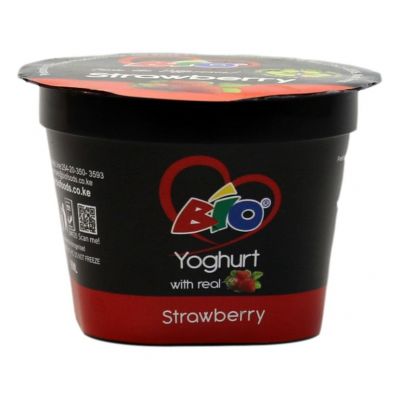 BIO YOGHURT STRAWBERRY 90ML - Bulkbox Wholesale