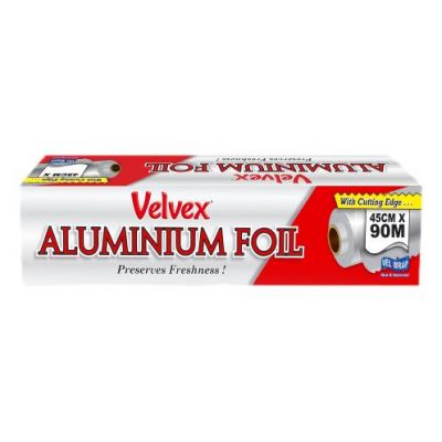 VELVEX ALUMINIUM FOIL CATERING ROLL 45CMX90M - Hypa Africa