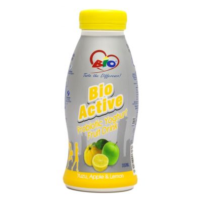 BIO ACTIVE PROBIOTIC YOGHURT YUZU, APPLE & LEMON 350ML - Bulkbox Wholesale