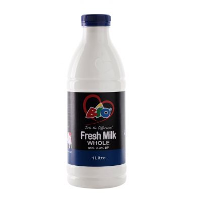 BIO FRESH WHOLE MILK 1L - Bulkbox Wholesale
