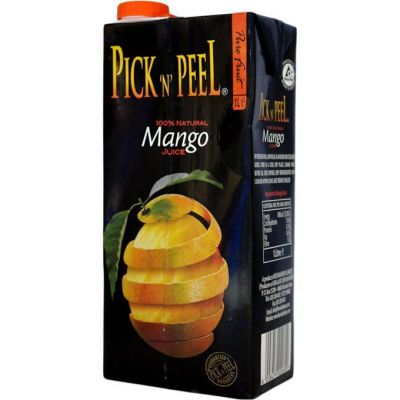 PICK N PEEL PURE FRUIT JUICE TETRA MANGO 1L - Bulkbox Wholesale