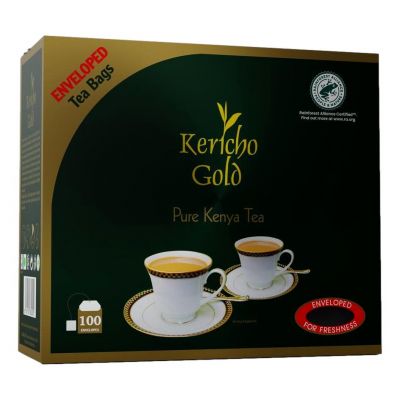 KERICHO GOLD ENVELOPE TEA BAGS 100'S - Bulkbox Wholesale