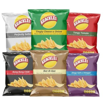 KRACKLES POTATO CRISPS ASSORTED 30G - Bulkbox Wholesale
