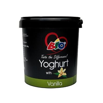 BIO YOGHURT VANILLA 1L - Bulkbox Wholesale