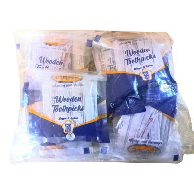 TEEPEE HYGIENIC WRAPPED TOOTHPICK IN POLY BAG 12X100 TOOTHPICKS - Bulkbox Wholesale TEEPEE HYGIENIC WRAPPED TOOTHPICK IN POLY BAG 12X100 TOOTHPICKS - Bulkbox Wholesale