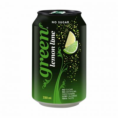 GREEN COLA LEMON LIME SODA NO SUGAR 330ML - Bulkbox Wholesale