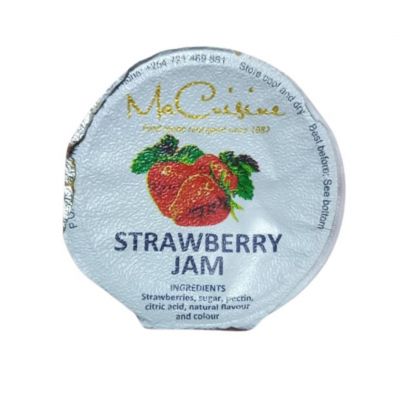 MA CUISINE JAM STRAWBERRY 100X20G - Bulkbox Wholesale