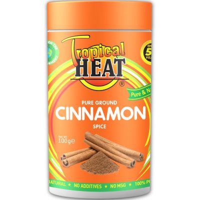 TROPICAL HEAT CINNAMON GROUND 100G - Bulkbox Wholesale