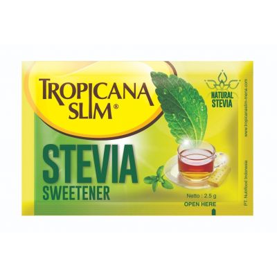 TROPICANA SLIM CHROMIUM SWEETENER STEVIA (FREE SAMPLE) 2.5G - Bulkbox Wholesale