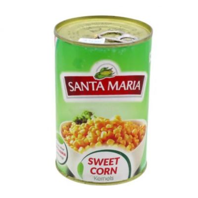 SANTA MARIA SWEET CORN IN BRINE 400G - Bulkbox Wholesale