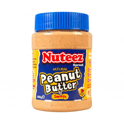 NUTEEZ PEANUT BUTTER SMOOTH 400G - Bulkbox Wholesale