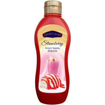 DAIRYLAND STRAWBERRY TOPPING SAUCE 650G - Bulkbox Wholesale
