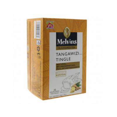 MELVINS  GINGER TAGGED TEA BAG 50S - Bulkbox Wholesale