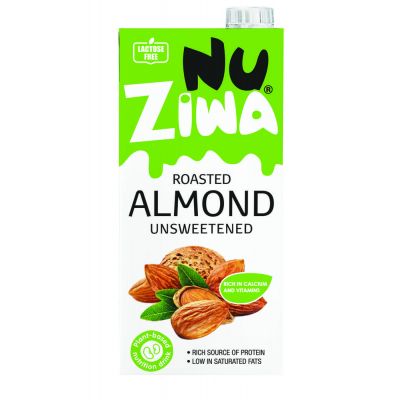 NUZIWA ALMOND MILK UNSWEETENED 1L - Bulkbox Wholesale