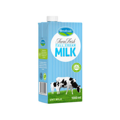 BROOKSIDE WHOLE MILK LONG LIFE 1L - Bulkbox Wholesale