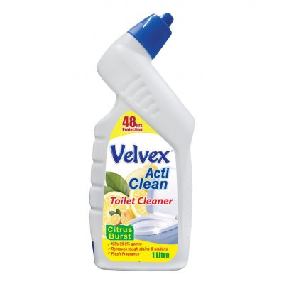 VELVEX TOILET CLEANER CITRUS BURST 1L - Bulkbox Wholesale