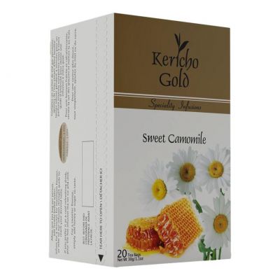 KERICHO GOLD SPECIALITY INFUSIONS SWEET CAMOMILE ENVELOPE TEA BAGS 20'S - Bulkbox Wholesale