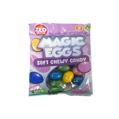 ZED MAGIC EGGS CHEWY CANDY 16X107G - Bulkbox Wholesale