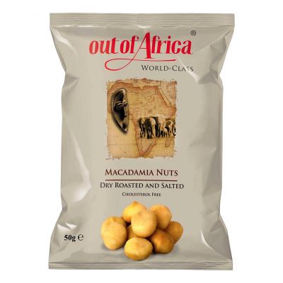 OUT OF AFRICA MACADAMIA KERNELS 50G - Hypa Africa