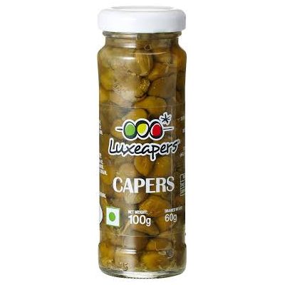 LUXEAPERS CAPERS IN VINEGAR 100G - Hypa Africa