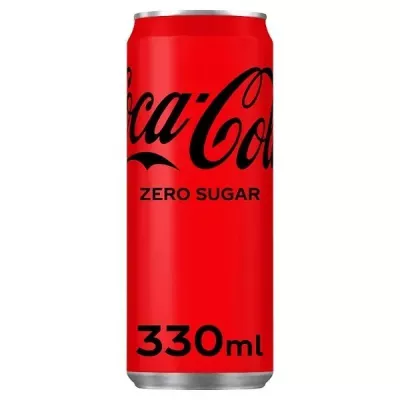 COKE ZERO SODA CAN 330ML - Bulkbox Wholesale