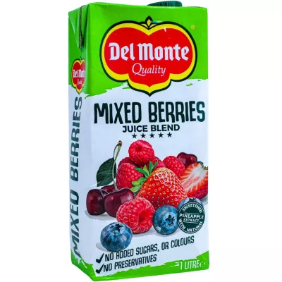 DEL MONTE JUICE BLEND MIXED BERRY 1L - Bulkbox Wholesale