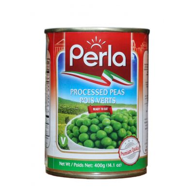 PERLA PROCESSED GREEN PEAS 400G - Bulkbox Wholesale
