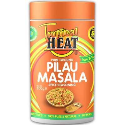 TROPICAL HEAT PILAU MASALA GROUND 100G - Bulkbox Wholesale