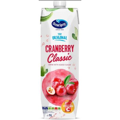OCEAN SPRAY CRANBERRY CLASSIC JUICE 1L - Bulkbox Wholesale