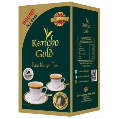 KERICHO GOLD ROUND TEA BAG 50'S - Bulkbox Wholesale