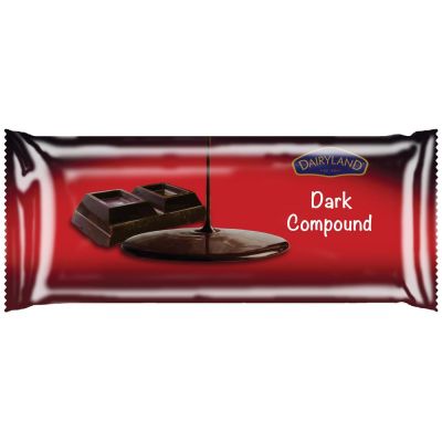 DAIRYLAND DARK COMPOUND CHOCOLATE CATERING PACK 2.5KG - Bulkbox Wholesale