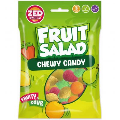 ZED FRUIT SALAD CHEWY CANDY 16X106G - Hypa Africa