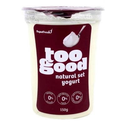 TOO GOOD NATURAL SET YOGHURT 150G - Hypa Africa